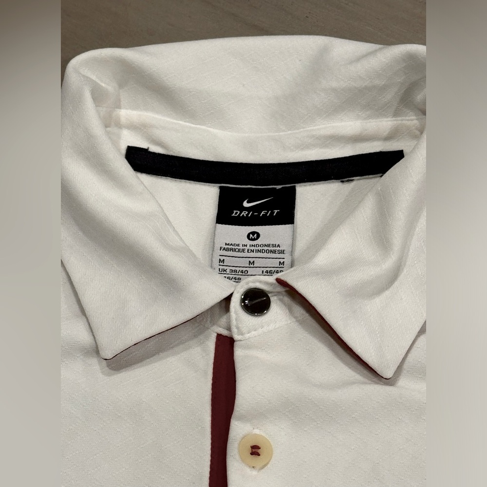 SOLD: Nike Oklahoma University Polo Style Shirt- M - Picture 8 of 10